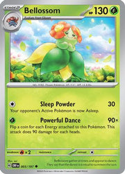 Bellossom 003/197  - Reverse Holofoil SV03 Obsidian Flames - Uncommon