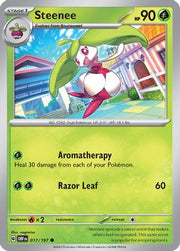 Steenee 017/197  SV03 Obsidian Flames - Common
