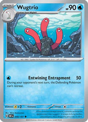 Wugtrio 059/197  SV03 Obsidian Flames - Uncommon