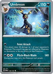 Umbreon 130/197  SV03 Obsidian Flames - Uncommon