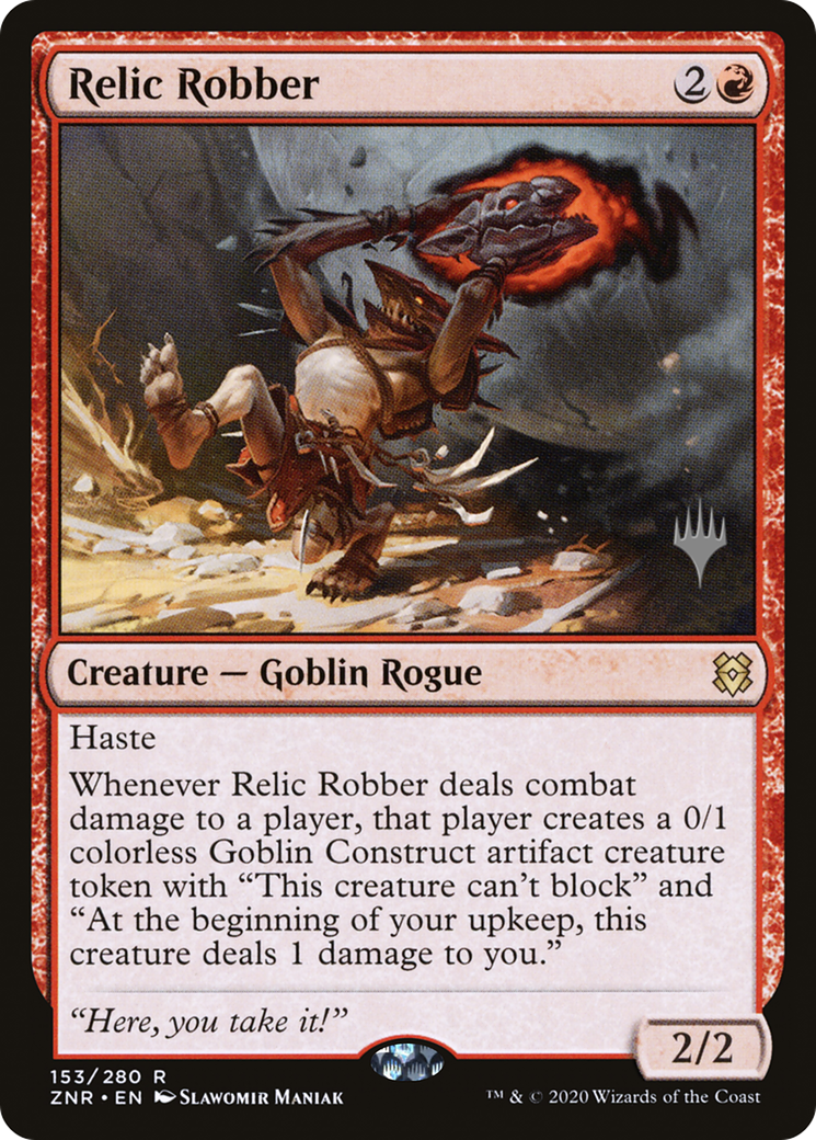 Relic Robber (PPZNR-153) - Zendikar Rising Promos
