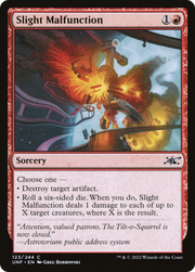 Slight Malfunction (UNF-123) - Unfinity Foil