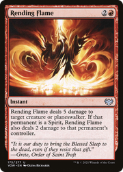 Rending Flame (VOW-175) - Innistrad: Crimson Vow Foil