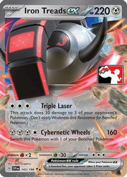 Iron Treads ex 143  - Holofoil Prize Pack Series Cards - Double Rare