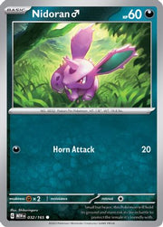 Nidoran M 032/165  SV Scarlet & Violet 151 - Common