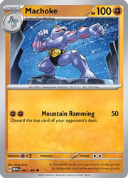Machoke 067/165  SV Scarlet & Violet 151 - Uncommon