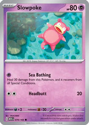 Slowpoke 079/165  SV Scarlet & Violet 151 - Common