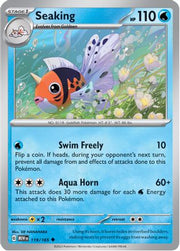 Seaking 119/165  SV Scarlet & Violet 151 - Uncommon