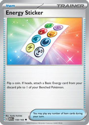 Energy Sticker 159/165  - Reverse Holofoil SV Scarlet & Violet 151 - Uncommon