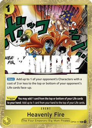 Heavenly Fire (OP04-117) - Kingdoms of Intrigue Foil