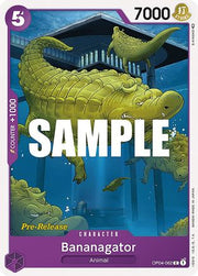 Bananagator (OP04-062) - Kingdoms of Intrigue Pre-Release Cards