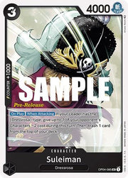Suleiman (OP04-085) - Kingdoms of Intrigue Pre-Release Cards