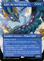Kairi, the Swirling Sky (NEO-408) - Kamigawa: Neon Dynasty (Borderless) Foil