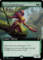 Leaf-Crowned Visionary (PRM-103462) - Magic Online Promos Foil