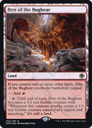 Den of the Bugbear (AFR&-254) - Adventures in the Forgotten Realms Promos Foil