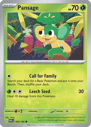 Pansage 004/182  SV04 Paradox Rift - Common