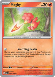 Magby 019/182  - Reverse Holofoil SV04 Paradox Rift - Common