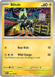Blitzle 062/182  - Reverse Holofoil SV04 Paradox Rift - Common