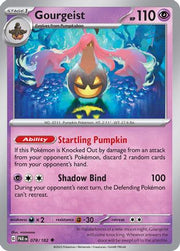 Gourgeist 078/182  - Reverse Holofoil SV04 Paradox Rift - Uncommon