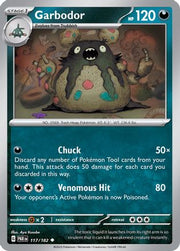 Garbodor 117/182  SV04 Paradox Rift - Uncommon