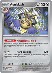 Aegislash 134/182  - Holofoil SV04 Paradox Rift - Rare