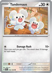 Tandemaus 153/182  - Reverse Holofoil SV04 Paradox Rift - Common