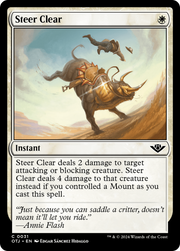 Steer Clear (OTJ-031) - Outlaws of Thunder Junction Foil