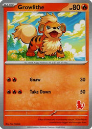 Growlithe  My First Battle - Unconfirmed