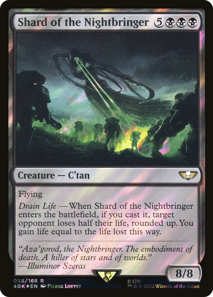 Shard of the Nightbringer (40K-055) - Warhammer 40,000 Commander Foil