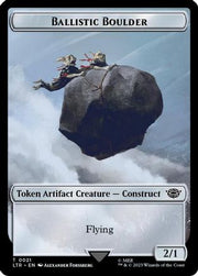 Ballistic Boulder // Food (0022) Double-Sided Token (Surge Foil) (LTR-21 // 22) - The Lord of the Rings: Tales of Middle-earth Foil