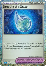 Drops in the Ocean 021/034  - Holofoil Trading Card Game Classic - Classic Collection