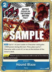 Hound Blaze (OP05-057) - Awakening of the New Era Foil