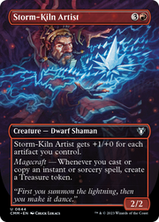 Storm-Kiln Artist (CMM-644) - Commander Masters (Borderless)
