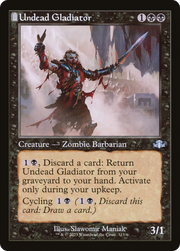 Undead Gladiator (DMR-313) - Dominaria Remastered: (tombstone) Foil