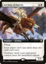 Archon of Emeria (ZNR-315) - Zendikar Rising: (Extended Art) Foil