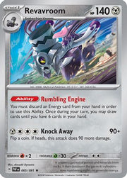 Revavroom 065/091  - Reverse Holofoil SV Paldean Fates - Rare