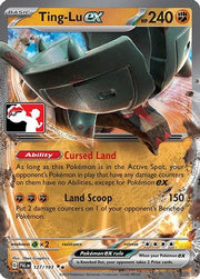 Ting-Lu ex 127/193  - Holofoil Prize Pack Series Cards - Double Rare