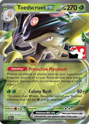 Toedscruel ex 022/197  - Holofoil Prize Pack Series Cards - Double Rare