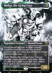 Melira, the Living Cure (ONE-469) - Phyrexia: All Will Be One: (Showcase) (Borderless) Foil