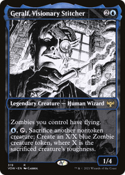 Geralf, Visionary Stitcher (VOW-319) - Innistrad: Crimson Vow: (Showcase) Foil