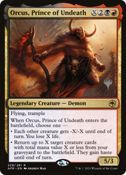 Orcus, Prince of Undeath (PPAFR-229P) - Adventures in the Forgotten Realms Promos