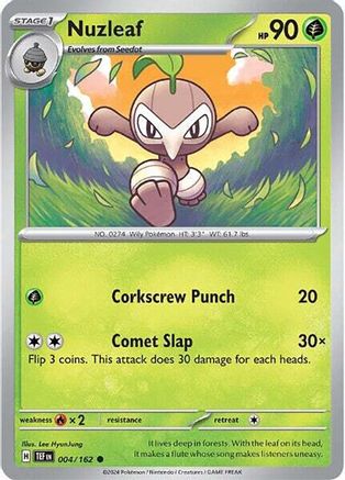 Nuzleaf 004/162  SV05 Temporal Forces - Common