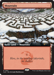 Mountain (SLD-1362) - Secret Lair Drop: (Extended Art) Foil