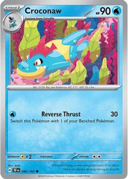 Croconaw 040/162  - Reverse Holofoil SV05 Temporal Forces - Common