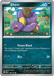 Ekans 100/162  SV05 Temporal Forces - Common
