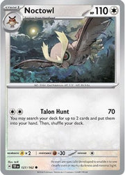 Noctowl 127/162  - Reverse Holofoil SV05 Temporal Forces - Common