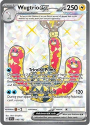 Wugtrio ex 190/162  - Holofoil SV05 Temporal Forces - Ultra Rare