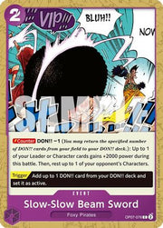 Slow-Slow Beam Sword (OP07-076) - 500 Years in the Future