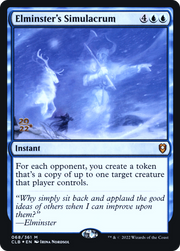 Elminster's Simulacrum (PRE-68S) - Battle for Baldur's Gate Promos Foil