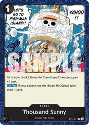 Thousand Sunny (ST14-017) - Starter Deck 14: 3D2Y
